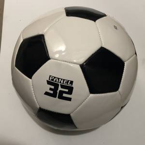 Ballon de football de haute qualité, taille 5, cousu à la machine, en cuir PVC, personnalisez votre logo, entraînement. - Product Image 4
