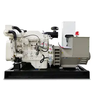 Fabrika fiyat 6BT5.9-GM83 motor Stamford dizel jeneratör 60 kw Cummins deniz jeneratör 75 kva