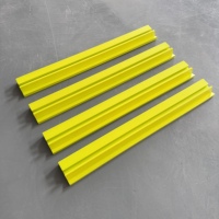 Supports et poussoirs de Mahjong américains vert fluorescent/violet/bleu, lot de 4, règle de Mahjong rose bonbon, supports de Mahjong en bois