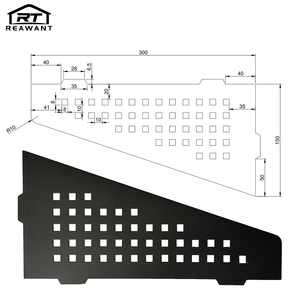 התאמה אישית מאט שחור פינה מדף נירוסטה 304 קל קיר נקי רכוב קיר לחדר אמבטיה - Product Image 4