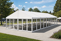 Tenda per Eventi con Struttura in Alluminio a Campata Libera per Mostre, Ricevimenti e Attività Commerciali