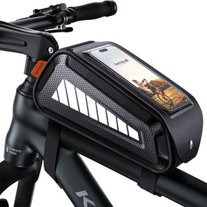 Lamicall BCCB01 <strong>Bike</strong> Phone <strong>Bag</strong> Waterproof Frame Pouch with 18L Storage Reflective Strip and TPU Touch Screen Holder - Product Image 1