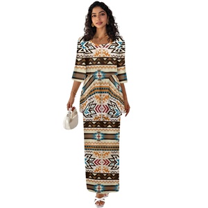 Aztec Custom-Designed Dress Direct-Sale Products From the Manufacturer - Two-Piece Set for the Island <strong>Country</strong> - Product Image 1
