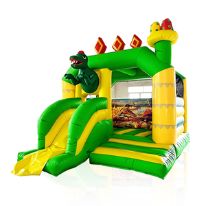 Nueva y divertida casa inflable personalizada para rebotar en la jungla, trampolín de PVC, <span class=keywords><strong>castillo</strong></span> hinchable para niños con soplador y Kits de reparación Unisex - Product Image 1