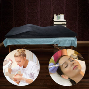 Colchón curvo y moderno al por mayor, muebles de salón de belleza para pestañas, cama de terciopelo de espuma viscoelástica Premium, masaje cómodo - Product Image 4