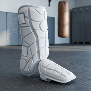 Protège-jambes de sport en EVA blanc pour adultes, pour l'entraînement au baseball et au football - Product Image 3