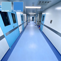 Rollo de Suelo Vinílico de PVC Directo de Fábrica, Económico, Impermeable, Antideslizante, para Hogar, Hospital, Centro Comercial, Proyectos de Interiores