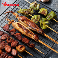 Bâton biodégradable écologique Bâtons de bambou Bbq Brochette de bambou pour le camping