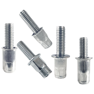 น็อตยึดสแตนเลสแบบกำหนดเอง YJT1008-2012 หัวแบนแบบมีร่อง สำหรับยึดแผ่นโลหะ - Product Image 1