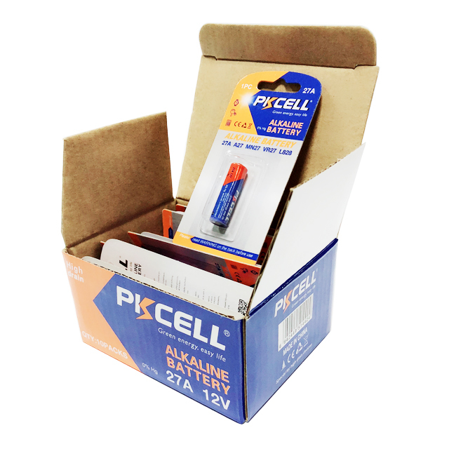 12v 27a Alkaline Dry Cell Battery From Shenzhen Pkcell with CE ROHS MSDS Certification