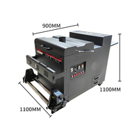 Nueva Impresora de Inyección de Tinta DTF I3200 de 4 Cabezales y 600 mm, Impresora de Rollo a Rollo con Tinta a Base de Agua, Sistema Automático de Impresión de Camisetas de Alta Velocidad con Pantalla Táctil