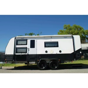 <span class=keywords><strong>Caravane</strong></span> familiale compacte en aluminium pour le camping et les aventures tout-terrain <span class=keywords><strong>avec</strong></span> lit superposé - Product Image 1