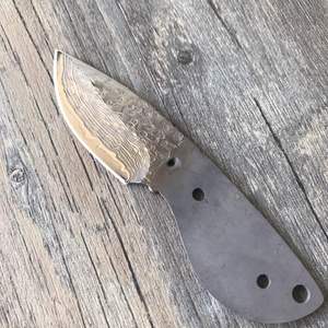 ใบมีดเหล็กดามัสกัสหยางเจียง ขนาด 60 มม. ขอบเรียบ ขนาดเท่าขนาดนิ้วโป้ง สำหรับทำมีด DIY สำหรับงานกลางแจ้ง ชิ้นส่วนสำหรับเครื่องมือทำมือ - Product Image 3