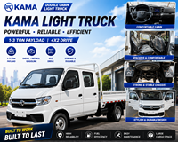 Nouveau camionnette double cabine KAMA, Dongfeng JAC JMC FOTO, camionnette électrique, camionnette Isuzu, mini camionnette, micro camionnette, capacité de chargement 1 à 2 tonnes.