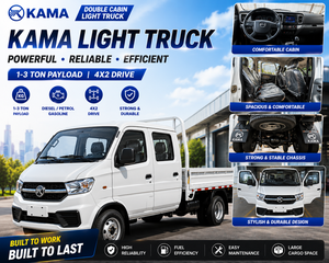 Camioneta de doble cabina KAMA, Dongfeng, JAC, JMC, FOTO, Isuzu, eléctrica, de carga, mini, micro, con capacidad de carga de 1 a 2 toneladas. - Product Image 1