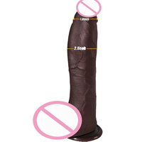 Venta caliente Juguetes sexuales Consoladores Pene artificial Vibradores elásticos flexibles Super Clitoris Dildo para mujeres