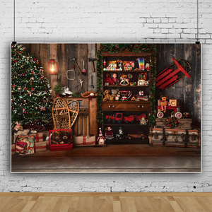 Natal Fotografia Contexto Xmas Home Decorações Fundo para Photo Booth Photo Shoot - Product Image 6