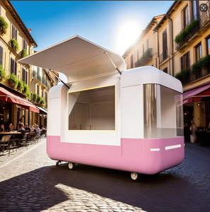 Оптовая продажа, мобильный барный прицеп, гамбургер, хот-дог, печь для пиццы, еда, грузовик, прицеп с полностью оборудованной кухней - Product Image 1