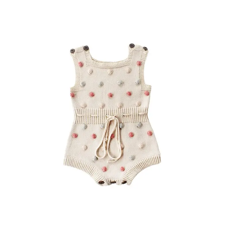 Custom Logo baby clothing manufacturer summer romper smocked bamboo newborn baby clothes 0-3 m girls or boys casual bodysuit