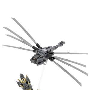 MOC1463 Films populaires TV Mini <span class=keywords><strong>Dune</strong></span> Ornithopter Modè<span class=keywords><strong>le</strong></span> Mini Diy Building Block Sets Educational Anime Toys Kids - Product Image 5