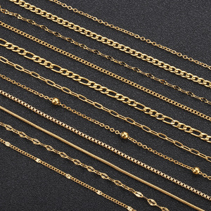 Stainless Steel Jewelry Custom Made 18k Gold Plated Black <b>Chain</b> Spring 2025 Zhejiang Origin - Product Image 3