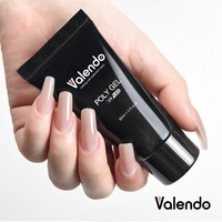 VALENDO-Poly Gel de Couleur Nude 15ml 30ml 60ml, Fournisseurs Professionnels d'Ongles, Vente en Gros, Gel d'Extension OEM, Constructeur de Gel pour Ongles