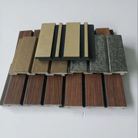 Produk baru desain Modern arang PS EPS Panel dinding kayu peredam tahan air untuk rumah tangga kedap air untuk penggunaan apartemen