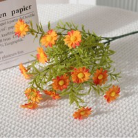 Bouquet décoratif pour la maison, le bureau, la décoration de jardin, décoration intérieure, plantes artificielles, fleurs en plastique, fleurs artificielles