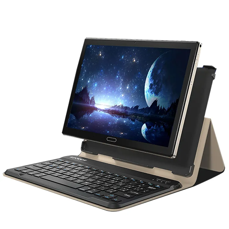 Android Display 5G OEM-Bildschirm 10,1 Zoll 4GB RAM 128GB ROM Dual-SIM-Karte Tablet PC Tablet mit Tastatur Laptop Tablet ATOUCH A105