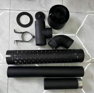 ארובה מפלדת אל חלד, כובע גשם צינור עשן, אביזרים אח חיוניים - Product Image 6