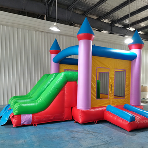 Château gonflable de qualité commerciale avec double toboggan, château de saut robuste pour enfants, idéal pour les entreprises de <span class=keywords><strong>location</strong></span> de matériel événementiel - Product Image 3