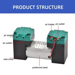 220V mini kompresör hava yüksek prissier taşınabilir dc 24v vakum elektrik DC pompa