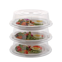 Couvre-assiettes en plastique pour restaurant, 16 pouces, pour usage en restauration, vaisselle