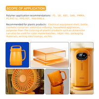 LANXESS 3G Orange Solvent Dye Hard Glue Plastic Magolis Solvent Orange 60 MACROLEX Orange 3G Dyestuff Powder Appearance
