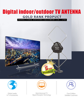 WA-2906B Hoogwaardige Digitale DVBT2 HDTV Versterker Antenne Originele Fabrieks Indoor Multi-Mount Booster Antenne Sterke Freeview