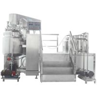 Máquina Emulsionadora al Vacío con Descarga Inclinable y Pantalla de Pesaje Independiente para el Procesamiento de Geles de Alta Viscosidad para el Cuidado de la Piel