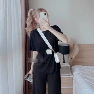 Set Summer Clothes for Women Easy to Wear Natural Fashion Washable Customized Packaging Vietnam Manufacturer - Product Image 1