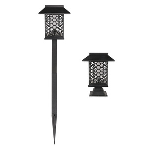 Luces Solares para Jardín, Paquete de 2, LED, Impermeables, Alimentadas por Energía Solar, para Caminos, Césped, Patio, Decoración de Jardín - Product Image 5