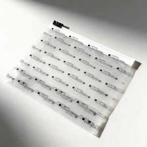 Pochette zippée en PVC transparent givré personnalisée - Sacs d'emballage pour bijoux et outils cosmétiques - Product Image 4