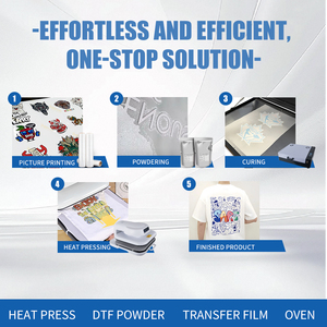 Lumojet 30cm dtf Máy in A3 kỹ thuật số T-Shirt máy in với Shaker Máy sấy cho Epson f1080 đầu in truyền nhiệt in ấn - Product Image 5