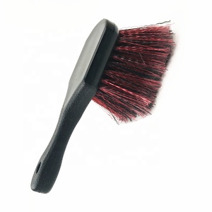 Kingdetail JBT-7 Spazzola Ecologica e Resistente per Pulizia Pneumatici e Cerchioni <span class=keywords><strong>Auto</strong></span>, Nero e Rosso - Product Image 1