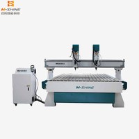 Direktvertrieb 2030 CNC-Fräse mit Doppelkopf und HIWIN Linearführung für Massenproduktion von Holzplatten
