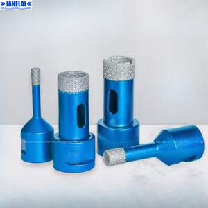 Broca de diamante soldada Janelai modelo 054, multifuncional, para azulejos de porcelana, vidrio, resistente al desgaste, acabado <span class=keywords><strong>azul</strong></span>. - Product Image 5