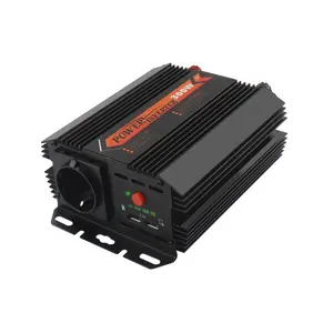 INVERTER Daya 300W, Inverter Daya Otomotif Kualitas Tinggi, Pemasok Emas Dimodifikasi Gelombang Sinus 12V Ke 220V Inverter Surya 300W