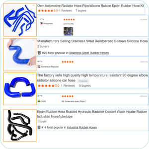 Manguera de radiador de silicona automotriz, <span class=keywords><strong>Kit</strong></span> de manguera de alto rendimiento, Flexible, personalizado - Product Image 4
