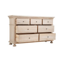 Coffre de rangement vintage en bois massif écologique de style campagnard américain pour salon et salle à manger, style naturel français