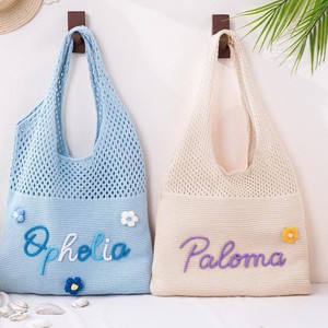 Bolso de Mano Tejido Colorido Uionen, Bolso de Hombro Personalizado para Uso Diario y al Aire Libre - Product Image 5