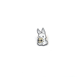 Broche de Aleación Plateada con Diseño de Conejito de Pascua de Dibujos Animados, Lindo y Versátil para Estudiantes, Superventas Transfronterizo <span class=keywords><strong>YINI</strong></span> - Product Image 1
