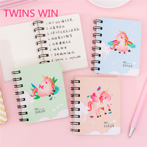 卸売個人防水漫画カラフル紙スパイラルノートカスタムロゴノートブック文房具用品学校用1926 - Product Image 3