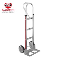 Chariot de distribution assemblé facile à déplacer Camion à main de transport avec 2 roues pneumatiques Plaque de nez en aluminium